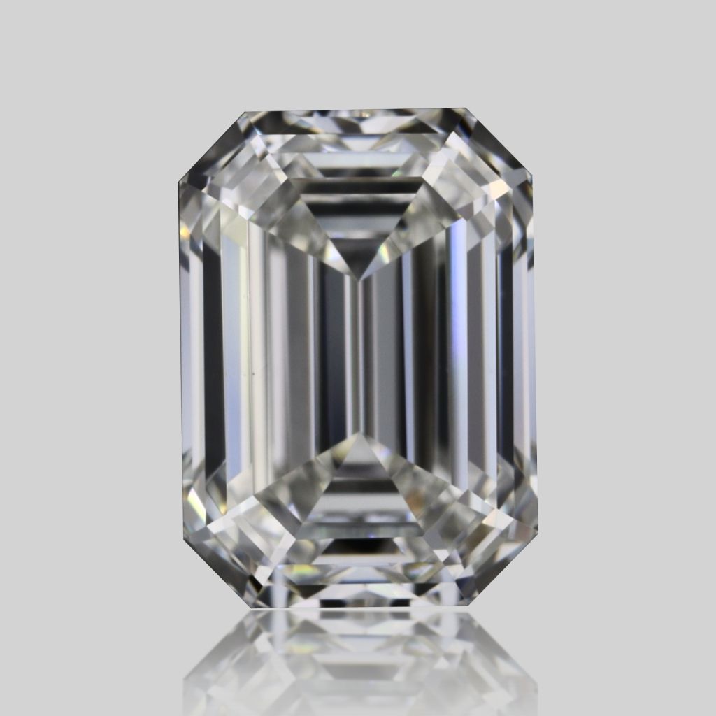 Diamante Naturale Taglio Smeraldo 0.7ct EX/EX G VVS2 - IGI - 5.91x4.21x2.84mm