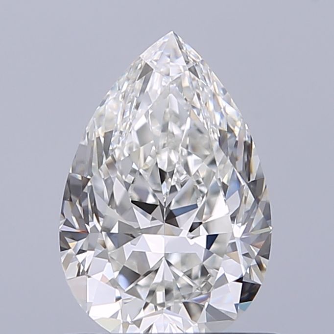 Diamante Naturale Taglio Goccia 0.81ct EX/EX G VVS1 - GIA - 7.7x5.13x3.28mm