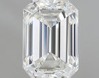 Diamante Naturale Taglio Smeraldo 0.74ct EX/EX F VVS2 - IGI - 6.06x4.23x2.94mm