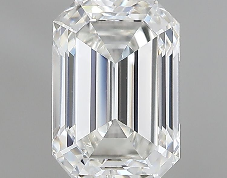Diamante Naturale Taglio Smeraldo 0.74ct EX/EX F VVS2 - IGI - 6.06x4.23x2.94mm