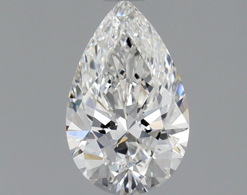 Diamante Naturale Taglio Goccia 0.61ct VG/EX F IF - GIA - 7.64x4.77x2.93mm