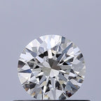 Diamante Naturale Taglio Brillante 0.5ct 3EX F VVS1 - IGI - 5.09x5.14x3.15mm