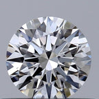 Diamante Naturale Taglio Brillante 0.36ct 3EX D VS2 - GIA - 4.59x4.61x2.83mm