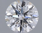 Diamante Naturale Taglio Brillante 0.33ct EX/EX/VG D VS1 - GIA - 4.4x4.43x2.76mm