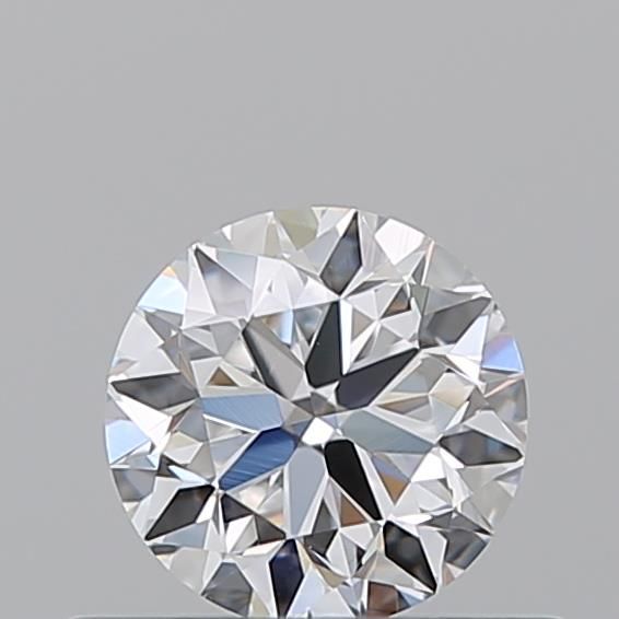 Diamante Naturale Taglio Brillante 0.5ct VG/VG/VG E VVS1 - GIA - 5.03x5.0x3.15mm
