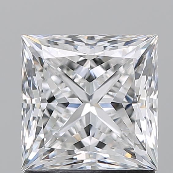 Diamante Naturale Taglio Princess 1.51ct EX/EX E VS1 - GIA - 6.24x6.23x4.44mm