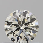 Diamante Naturale Taglio Brillante 0.43ct 3EX J VVS2 - IGI - 4.8x4.84x3.0mm