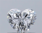 Diamante Naturale Taglio Cuore 0.61ct EX/EX D VS1 - GIA - 5.06x5.77x3.58mm