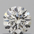 Diamante Naturale Taglio Brillante 0.5ct 3EX H VS2 - GIA - 5.08x5.05x3.19mm