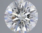 Diamante Naturale Taglio Brillante 0.37ct 3EX H IF - GIA - 4.57x4.6x2.88mm