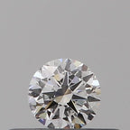 Diamante Naturale Taglio Brillante 0.18ct G/VG/EX D VS2 - GIA - 3.58x3.57x2.19mm