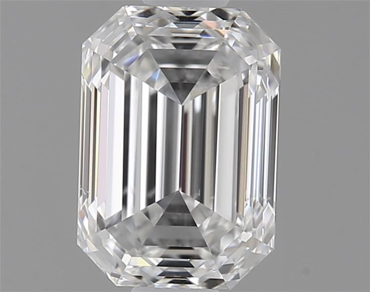 Diamante Naturale Taglio Smeraldo 0.9ct VG/EX E VS2 - GIA - 6.32x4.47x3.13mm