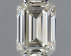 Diamante Naturale Taglio Smeraldo 0.78ct VG/VG J VS2 - IGI - 6.21x4.26x2.92mm