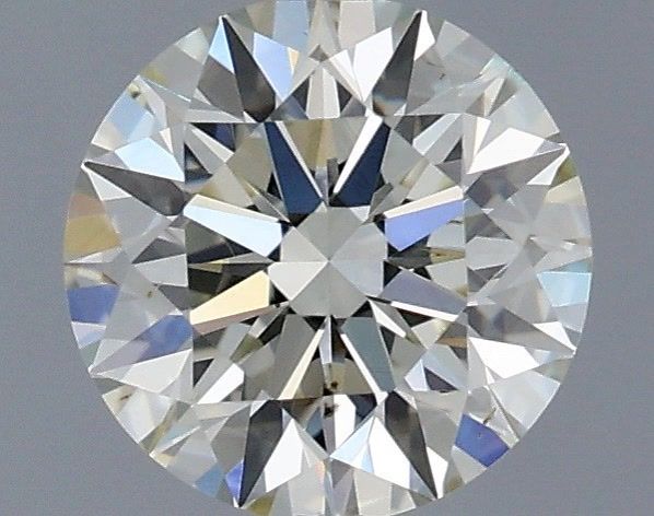Diamante Naturale Taglio Brillante 0.6ct 3EX J VS2 - IGI - 5.35x5.39x3.38mm