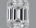 Diamante Naturale Taglio Smeraldo 0.32ct VG/EX H VVS1 - GIA - 4.45x3.38x2.24mm