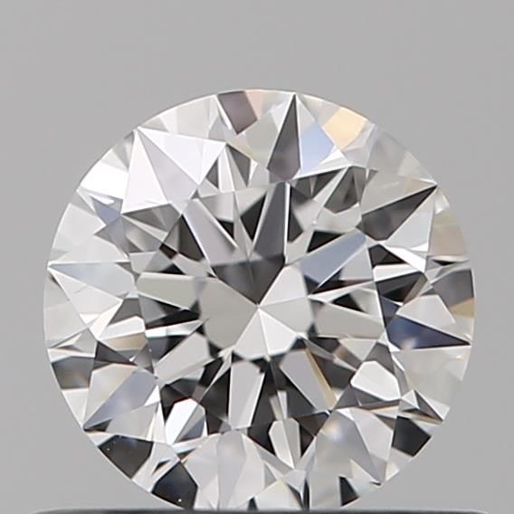 Diamante Naturale Taglio Brillante 0.5ct 3EX D VS2 - GIA - 5.1x5.07x3.16mm