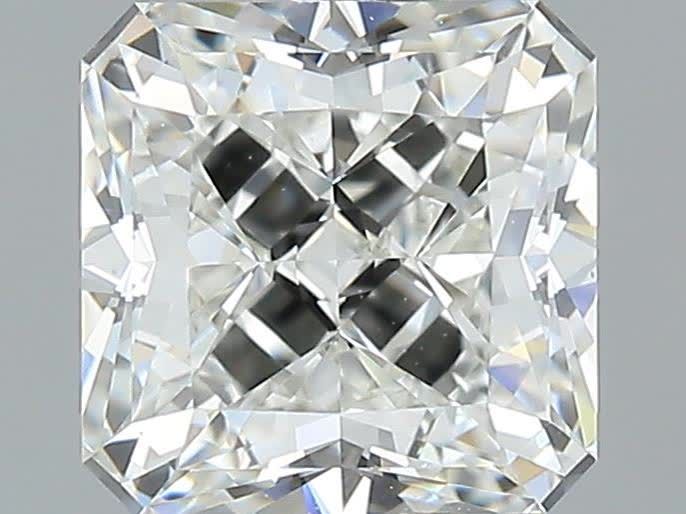 Diamante Naturale Taglio Radiant 1.03ct VG/EX J VVS1 - GIA - 5.48x5.47x3.72mm