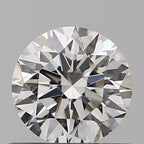 Diamante Naturale Taglio Brillante 0.5ct EX/VG/EX H VS1 - GIA - 5.08x5.03x3.15mm