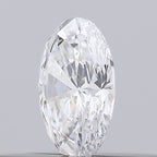Diamante Naturale Taglio Ovale 0.19ct G/VG D VVS2 - GIA - 4.62x3.27x1.95mm