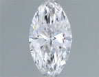 Diamante Naturale Taglio Marquise 0.26ct VG/EX D VS1 - GIA - 6.63x3.31x2.08mm