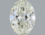 Diamante Naturale Taglio Ovale 1ct VG/EX J VS2 - IGI - 8.09x5.64x3.58mm