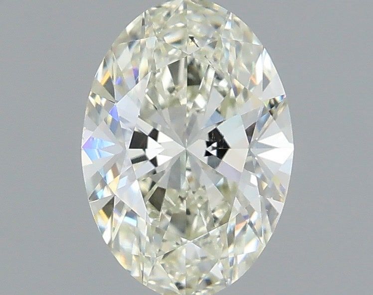 Diamante Naturale Taglio Ovale 1ct VG/EX J VS2 - IGI - 8.09x5.64x3.58mm