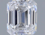 Diamante Naturale Taglio Smeraldo 0.41ct VG/VG D VS2 - GIA - 4.44x3.56x2.57mm