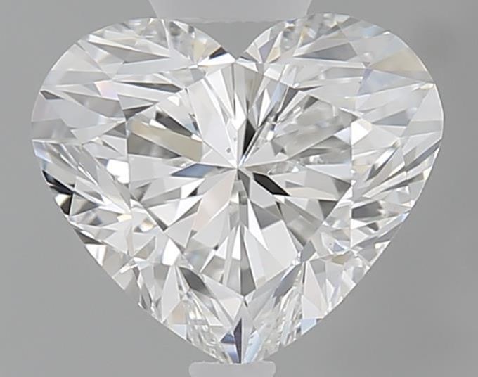 Diamante Naturale Taglio Cuore 1.04ct VG/EX F VS2 - GIA - 6.12x7.11x4.17mm
