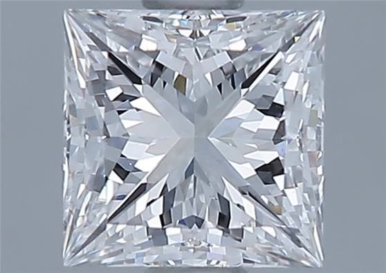 Diamante Naturale Taglio Princess 0.8ct VG/EX D VS1 - GIA - 5.15x5.1x3.7mm