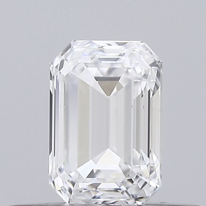 Diamante Naturale Taglio Smeraldo 0.3ct EX/VG D VVS2 - GIA - 4.4x3.11x2.12mm
