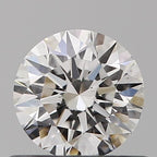Diamante Naturale Taglio Brillante 0.5ct 3EX F VS2 - GIA - 5.06x5.02x3.17mm