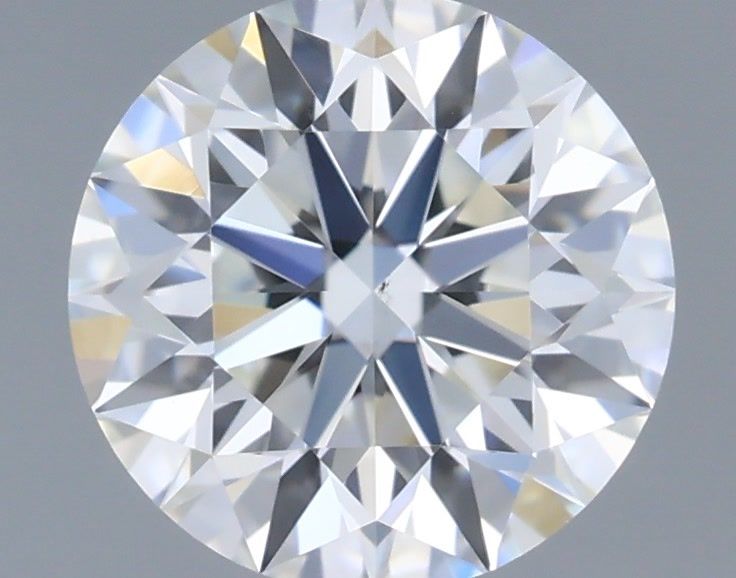 Diamante Naturale Taglio Brillante 0.45ct 3EX H VS2 - GIA - 4.86x4.9x3.07mm