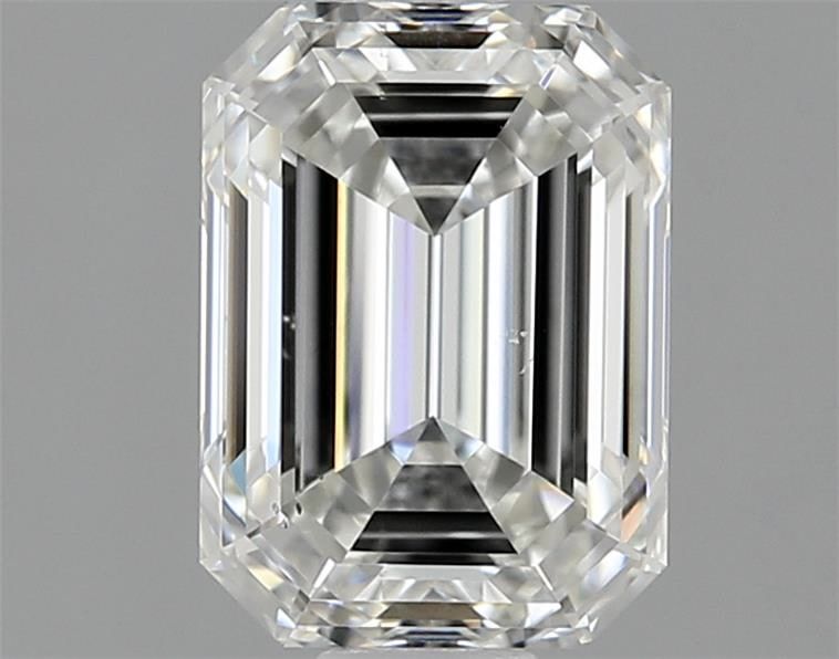 Diamante Naturale Taglio Smeraldo 1.5ct VG/EX J VS2 - GIA - 7.41x5.36x3.73mm
