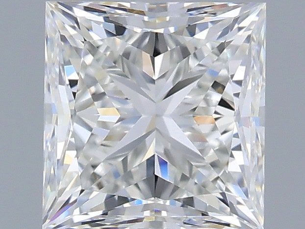 Diamante Naturale Taglio Princess 0.9ct VG/EX F VVS2 - IGI - 5.22x5.02x3.74mm