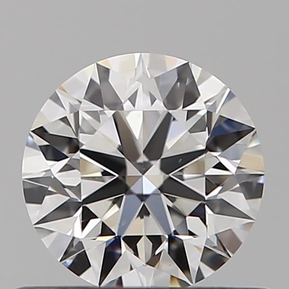 Diamante Naturale Taglio Brillante 0.5ct 3EX F VS2 - GIA - 5.08x5.07x3.16mm