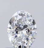 Diamante Naturale Taglio Ovale 0.5ct VG/EX D VS1 - GIA - 6.25x4.53x2.86mm