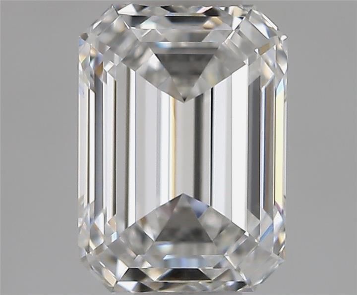 Diamante Naturale Taglio Smeraldo 1.4ct VG/EX F VVS2 - GIA - 7.37x5.26x3.56mm