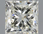 Diamante Naturale Taglio Princess 1.5ct G/EX J VS2 - IGI - 5.95x5.91x4.59mm