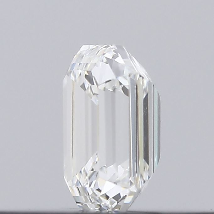Diamante Naturale Taglio Smeraldo 0.19ct VG/G F VVS2 - GIA - 3.76x2.87x1.96mm
