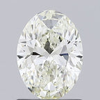 Diamante Naturale Taglio Ovale 0.9ct EX/EX J VS1 - IGI - 7.45x5.44x3.44mm