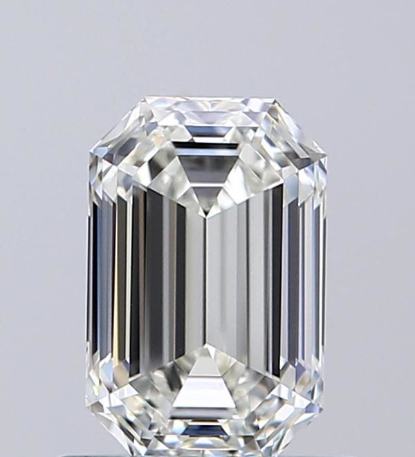 Diamante Naturale Taglio Smeraldo 0.81ct EX/VG J VVS1 - GIA - 6.5x4.23x2.94mm