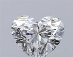 Diamante Naturale Taglio Cuore 0.36ct VG/EX E VVS1 - GIA - 4.21x4.91x3.05mm