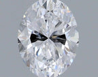 Diamante Naturale Taglio Ovale 0.39ct G/VG D VS2 - GIA - 5.43x4.1x2.8mm