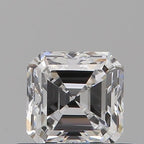 Diamante Naturale Taglio Asscher 0.51ct VG/EX D VVS1 - GIA - 4.28x4.26x3.22mm
