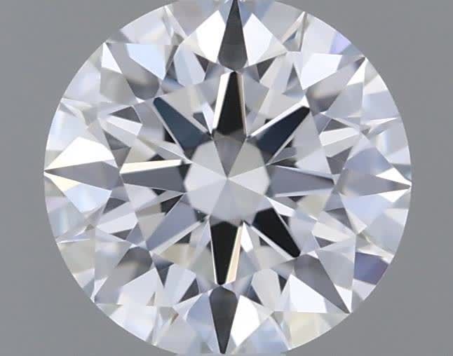 Diamante Naturale Taglio Brillante 0.36ct 3EX G IF - GIA - 4.56x4.59x2.79mm