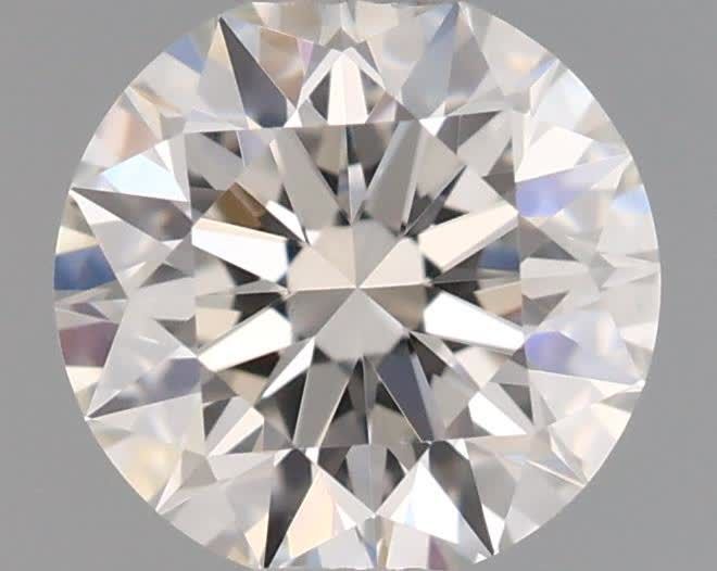 Diamante Naturale Taglio Brillante 0.5ct 3EX H VVS2 - GIA - 5.06x5.08x3.17mm