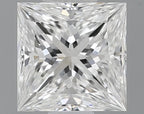 Diamante Naturale Taglio Princess 0.5ct VG/VG F VVS1 - GIA - 4.5x4.48x3.22mm