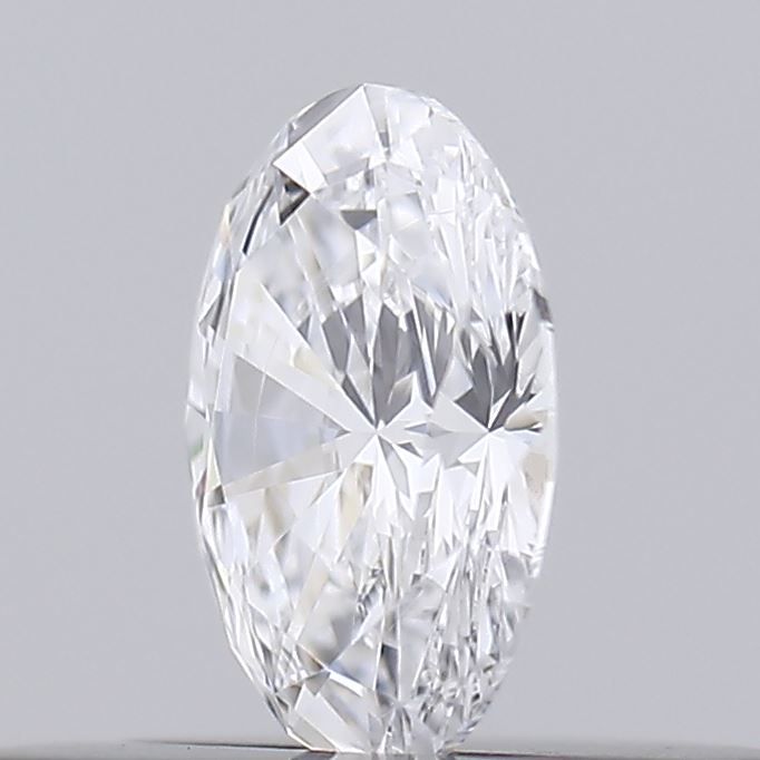 Diamante Naturale Taglio Ovale 0.19ct G/VG D VVS2 - GIA - 4.62x3.27x1.95mm
