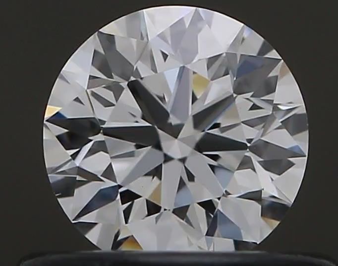 Diamante Taglio Brillante 0.43ct EX/VG/EX D VVS2 - GIA - 4.84x4.8x3.01mm