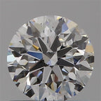 Diamante Naturale Taglio Brillante 0.66ct 3EX E VS2 - GIA - 5.57x5.54x3.48mm